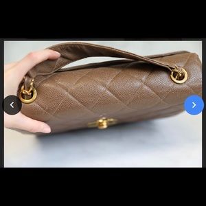 Chanel Jumbo Vintage brown ghw